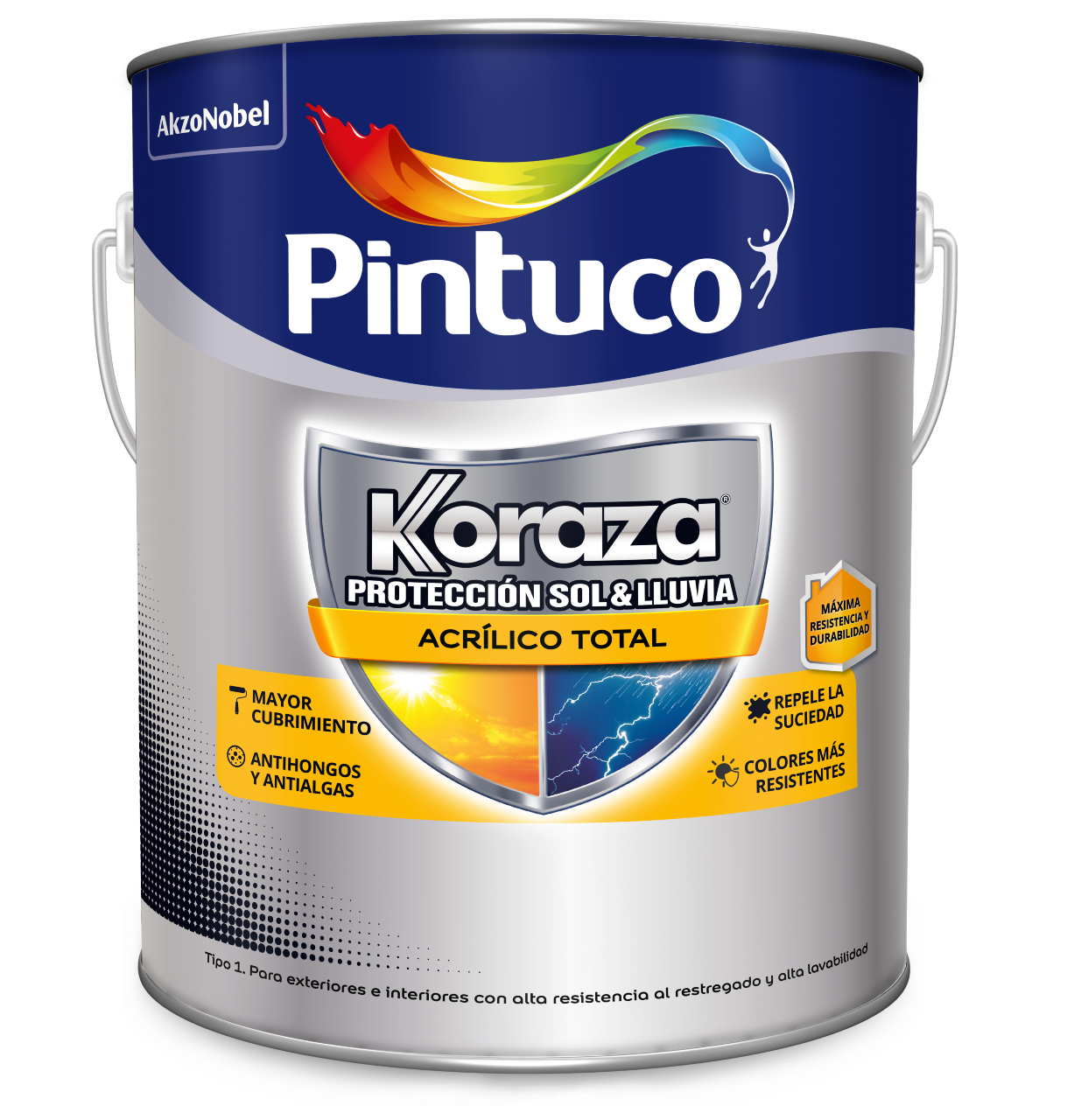 Pintura Koraza Sol y Lluvia / Antihongos